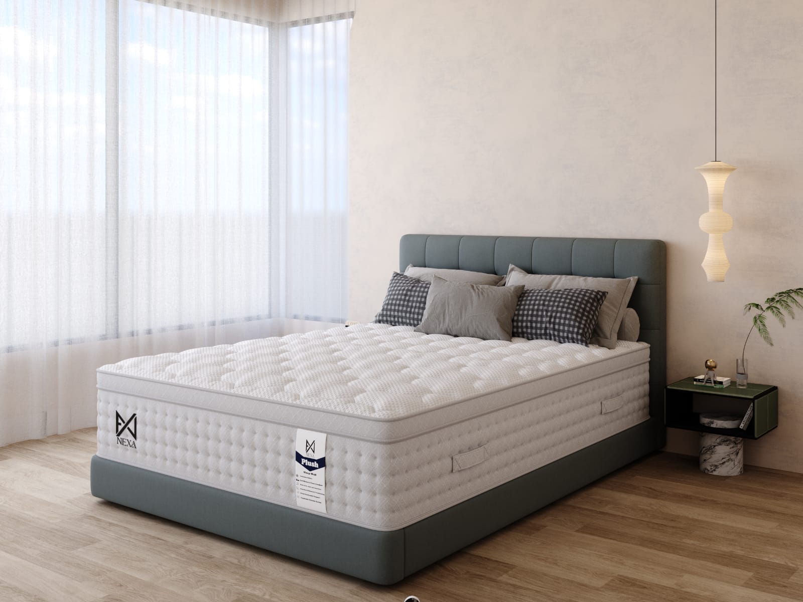 Il lussuoso Pillow Top a molle insacchettate Nexus 2000 - Morbido