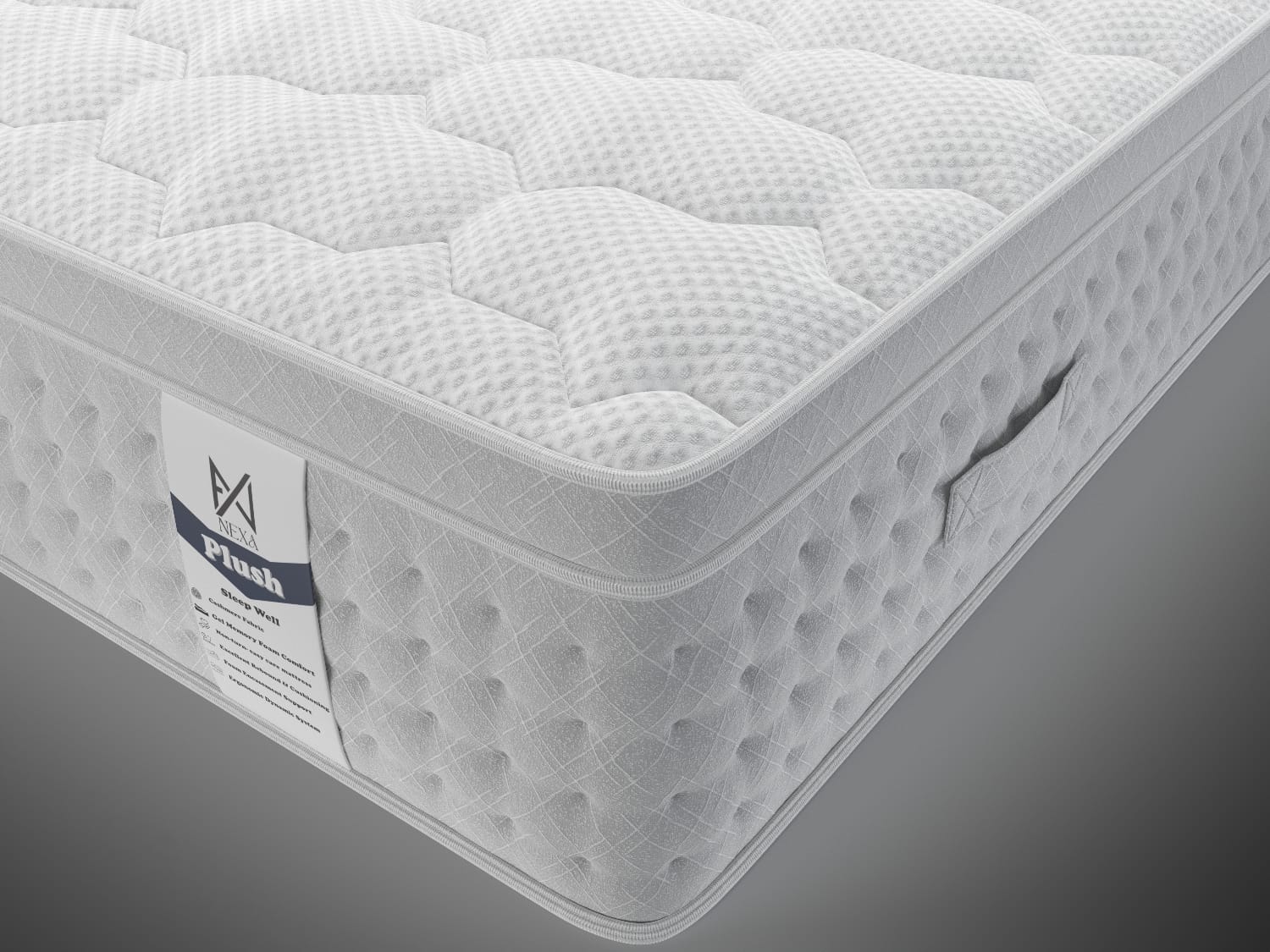 Il lussuoso Pillow Top a molle insacchettate Nexus 2000 - Morbido