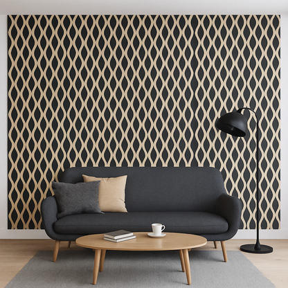 Pannello Murale Acustico Wave (Disponibile in Diversi Colori)